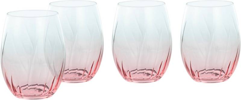 CreaTable Longdrinkglas Swirly Spring, Longdrinkgläser-Set, 4-tlg., Glas, Rillen Relief, Modern, Sommerlich, Leicht CreaTable Longdrinkglas Swirly Spring, Longdrinkgläser-Set, 4-tlg., Glas, Rillen Relief, Modern, Sommerlich, Leicht von CreaTable