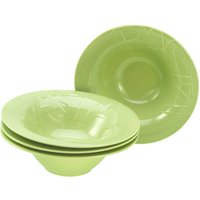 CreaTable Pastateller-Set Gourmet grün Porzellan D: ca. 27 cm CreaTable Pastateller-Set Gourmet grün Porzellan D: ca. 27 cm von CreaTable