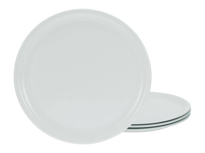 CreaTable Pizzateller Europa Weiss Pizzateller 4-tlg, (4 St) von CreaTable