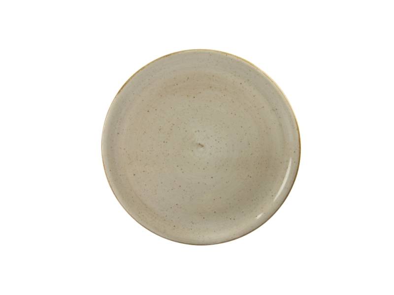 CreaTable Pizzateller Vintage Nature in Farbe Schlamm glänzend von CreaTable