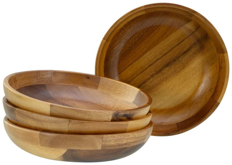 CreaTable Schale Nature Collection Akazienholz Mehrzweckschale, Holz, (Set, 4-tlg) von CreaTable