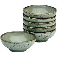 CreaTable Schalen-Set NATURE COLLECTION grau Steinzeug D: ca. 8 cm von CreaTable