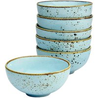 CreaTable Schalen-Set NATURE COLLECTION hellblau Steinzeug D: ca. 11,5 cm von CreaTable