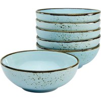 CreaTable Schalen-Set NATURE COLLECTION hellblau Steinzeug D: ca. 16,5 cm von CreaTable