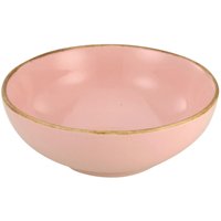 CreaTable Schalen-Set NATURE COLLECTION rosa Steinzeug D: ca. 16,5 cm von CreaTable