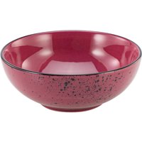 CreaTable Schalen-Set NATURE COLLECTION weinrot Steinzeug D: ca. 16,5 cm von CreaTable