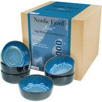 CreaTable Schalen-Set Nordic Fjord Blue blau Steinzeug D: ca. 15,5 cm von CreaTable