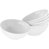 CreaTable Schüssel-Set Valencia weiß Porzellan von CreaTable