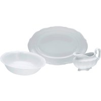 CreaTable Servier-Set Maria Theresia weiß Porzellan von CreaTable