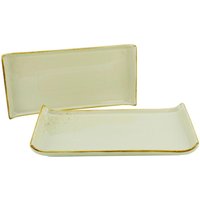 CreaTable Servierplatte NATURE COLLECTION sand Steinzeug B/L: ca. 165x33 cm von CreaTable