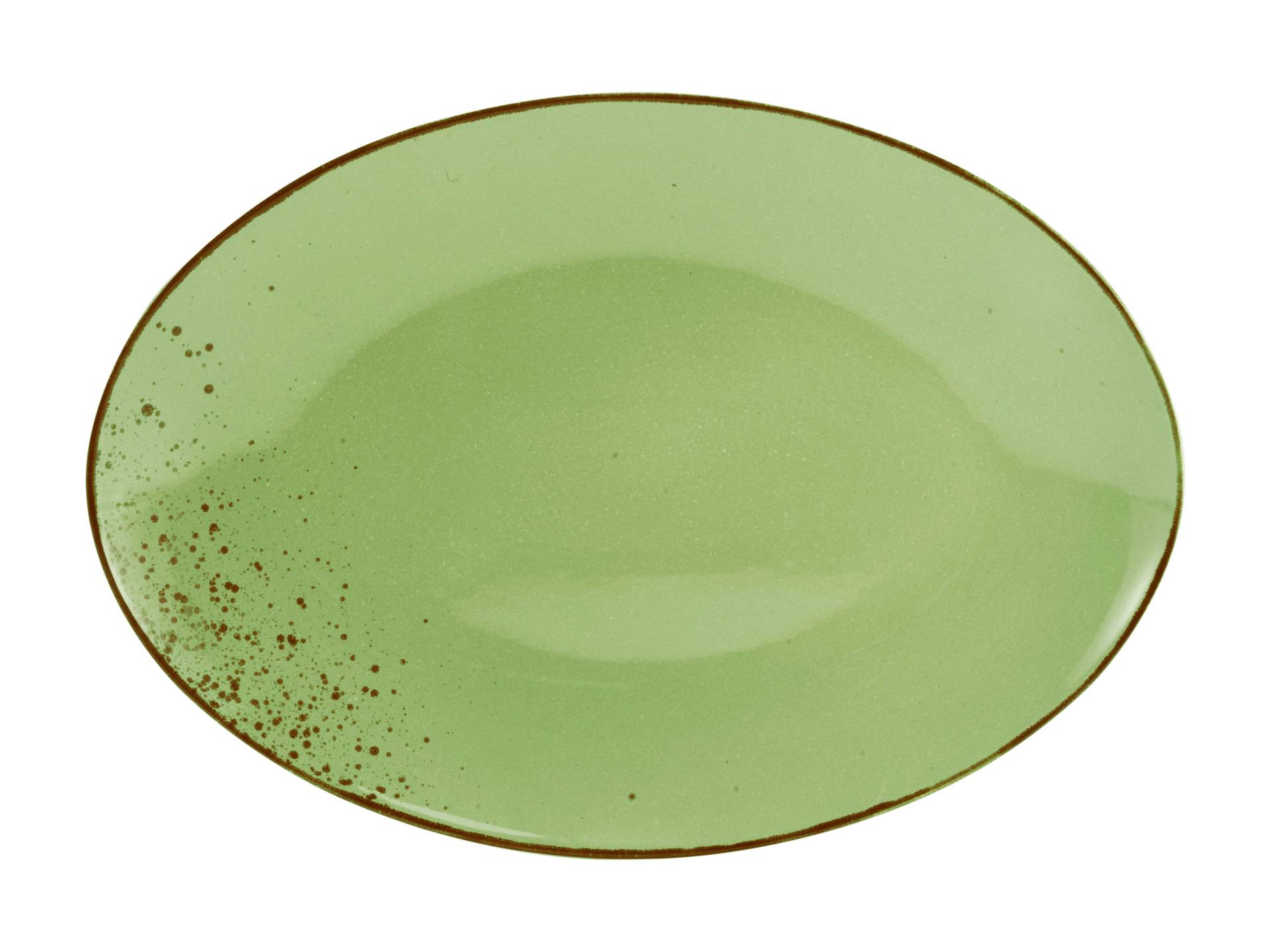 CreaTable Servierplatte Nature Collection in Farbe Green glänzend CreaTable Servierplatte Nature Collection in Farbe Green glänzend von CreaTable