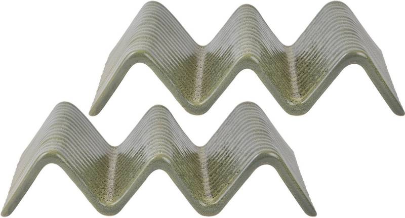 CreaTable Servierplatte Taco Stand, Steinzeug, (Set, 2-tlg), Servier Set, Topaktueller „Streat Food“ Trend von CreaTable