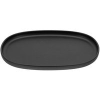 CreaTable Servierplatte Uno Black anthrazit Steinzeug von CreaTable