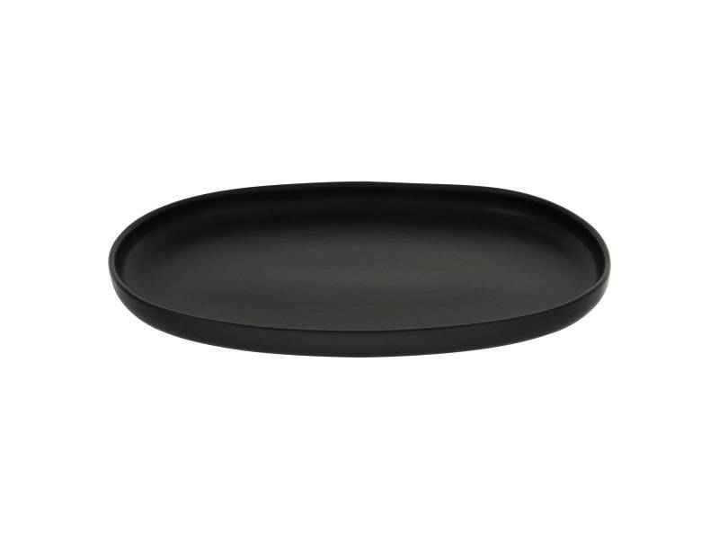 CreaTable Servierplatte Uno in Farbe Schwarz matt von CreaTable