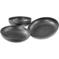 CreaTable Servierschalen-Set Uno schwarz Steinzeug B/H/L: ca. 41x41x41 cm von CreaTable