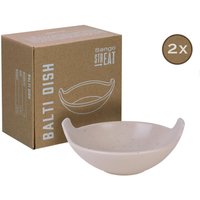 CreaTable Servierset Streat Balti Dish creme Steinzeug von CreaTable
