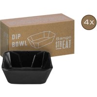 CreaTable Servierset Streat Dip Bowl schwarz Steinzeug von CreaTable