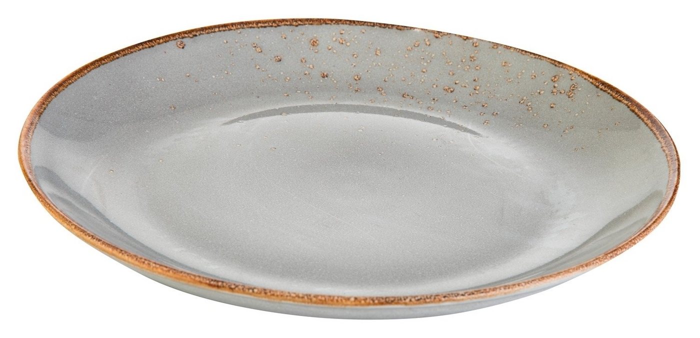 CreaTable Speiseteller NATURE COLLECTION, Speiseteller, Grau, Ø 27 cm von CreaTable