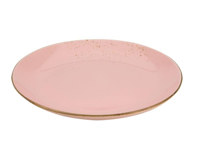 CreaTable Speiseteller Nature Collection in Farbe Rose glänzend von CreaTable