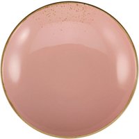 CreaTable Suppenteller NATURE COLLECTION rosa Steinzeug D: ca. 22 cm von CreaTable