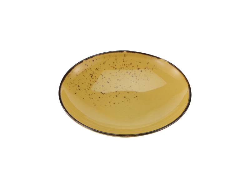 CreaTable Suppenteller Nature Collection in Farbe Curry glänzend CreaTable Suppenteller Nature Collection in Farbe Curry glänzend von CreaTable