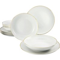 CreaTable Tafelservice Allegra Goldband von CreaTable