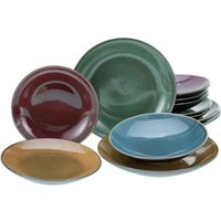 CreaTable Tafelservice Marrakesch multicolor Steinzeug 12 tlg. von CreaTable