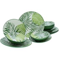 CreaTable Tafelservice TROPICANA multicolor Steinzeug 12 tlg. von CreaTable