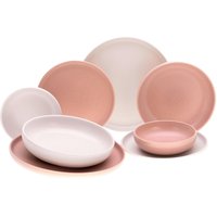 CreaTable Tafelservice Uno Rusty rosé Steinzeug 8 tlg. CreaTable Tafelservice Uno Rusty rosé Steinzeug 8 tlg. von CreaTable