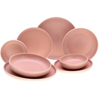 CreaTable Tafelservice Uno Rusty rosé Steinzeug 8 tlg. CreaTable Tafelservice Uno Rusty rosé Steinzeug 8 tlg. von CreaTable