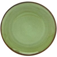 CreaTable Teller NATURE COLLECTION grün Steinzeug D: ca. 27 cm von CreaTable