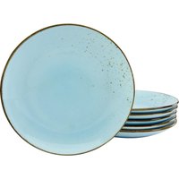 CreaTable Teller NATURE COLLECTION hellblau Steinzeug D: ca. 27 cm von CreaTable