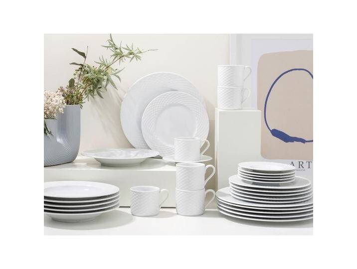 Creatable KOMBISERVICE Polo weiss, Weiß, Keramik, 30-teilig, 160 ml,160 ml, lebensmittelecht, stapelbar, Essen & Trinken, Geschirr, Geschirr-Sets, Creatable KOMBISERVICE Polo weiss, Weiß, Keramik, 30-teilig, 160 ml,160 ml, lebensmittelecht, stapelbar, Essen & Trinken, Geschirr, Geschirr-Sets, von CreaTable