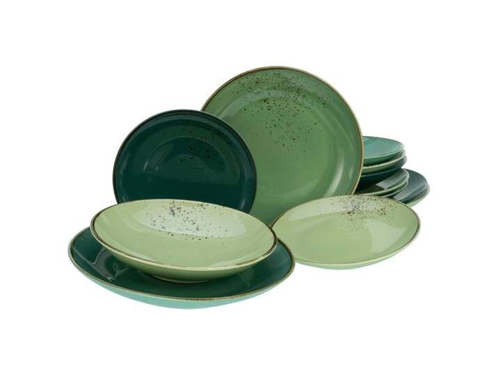 Creatable TAFELSERVICE, Mehrfarbig, Keramik, 12-teilig, 31.5x38x31.5 cm, Essen & Trinken, Geschirr, Geschirr-Sets, Tafelservice von CreaTable