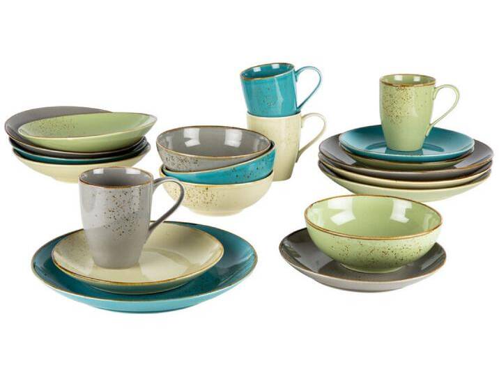 Kombiservice NATURE COLLECTION 20-teilig mehrfarbig von CreaTable