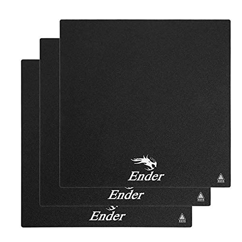 Creality 3D Ender - 3 Orginial Build Surface Plate Aufkleber-Bogen, Ender 3 Pro beheiztes Bett-Ersatzband für Creality 3D Drucker, CR-20, Größe 235 x 235 mm, 3 Stück von Ender