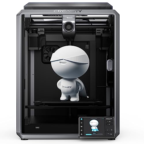 Creality K1 Speedy 3D Drucker, 3D Printer mit 600 mm/s Höchstgeschwindigkeit, 20000mm/s² Beschleunigung, Automatischer Nivellierung, 1.75mm 3D Drucker Filament, Druckgröße 220x220x250 mm von Creality