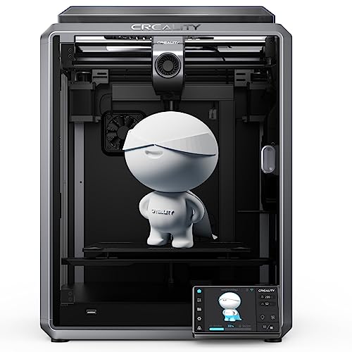 Creality K1 Speedy 3D Drucker, 3D Printer mit 600 mm/s Höchstgeschwindigkeit, 20000mm/s² Beschleunigung, Automatischer Nivellierung, 1.75mm 3D Drucker Filament, Druckgröße 220x220x250 mm von Creality 3D