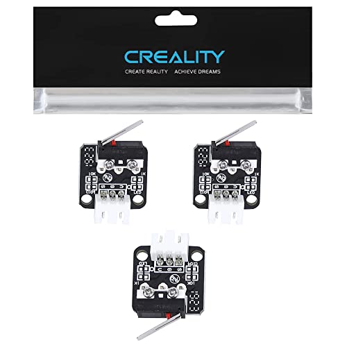 Creality Offizieller Endschalter Endanschlag 3PCS 3D Druckerteil Kompatibel mit Ender 3 / Ender 3 Pro/Ender 3 V2 / Ender 5 Series/CR-10 Series 3D Drucker von Creality