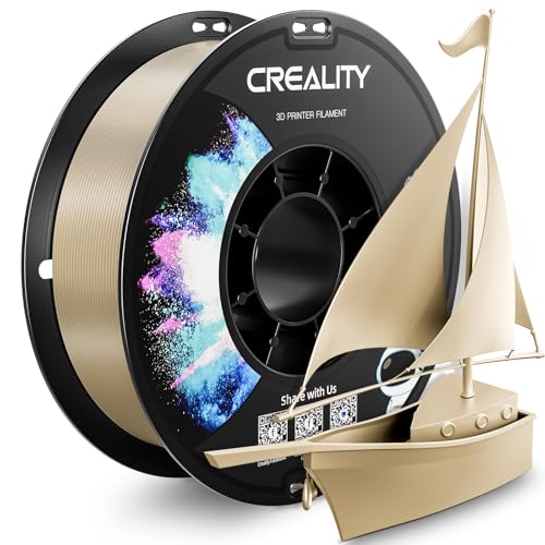 CREALITY PETG Filament 1.75mm 3D Printer Filament, 1kg (2.2lb) Neatly Wound Spool, Dimensional Accuracy ±0.03mm, Fit for Ender, Bambu Lab, Anycubic,ELEGOO FDM Printers, Beige von Creality