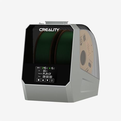 Creality 2 Rollen Filament Trockner, Space Pi Plus 3D Drucker Filamenttrockner, Doppelte 360° Heißluftheizung, Filament Dehydrator für 1.75/2.85mm PLA PETG ABS TPU Nylon von Creality