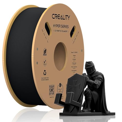 Creality 3D Drucker Filament, 1KG Hyper PLA Filament für Schnellen 3D Druck, 1,75 mm Ender PLA Filament ohne Verheddern, Starke Haftung & Überhang Leistung, Genauigkeit +/- 0,03 mm Creality 3D Drucker Filament, 1KG Hyper PLA Filament für Schnellen 3D Druck, 1,75 mm Ender PLA Filament ohne Verheddern, Starke Haftung & Überhang Leistung, Genauigkeit +/- 0,03 mm von Creality
