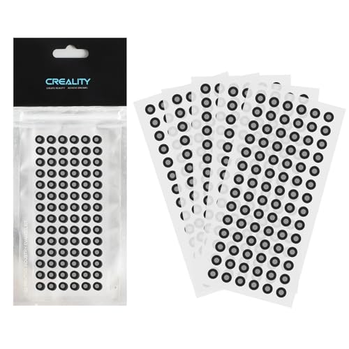 Creality 3D Scan Marker 3 mm Aufkleber optische Tracking Punkte Referenzpunkt 420 Stück in 5 Blättern für 3D Scanner von Creality