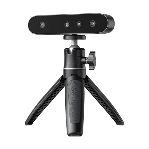 Creality CR-Scan Ferret SE 3D-Scanner, 0,1 mm, 150-2000mm Scanbereich, Anti-Shake, 24-Bit-Farbscan, Scannen Sie schwarze/metallische (nicht reflektierende) Objekte ohne Scanspray, für Windows/Mac von Creality