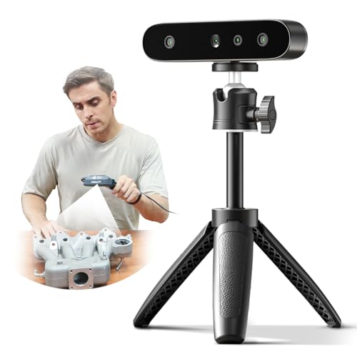 Creality CR-Ferret SE 3D Scanner, Desktop 3D Scanner, 0,1 mm hohe Genauigkeit, flexibler Scanbereich, Anti-Shake, 24-Bit-Vollfarb-Schnellscan, für Mac Windows von Creality