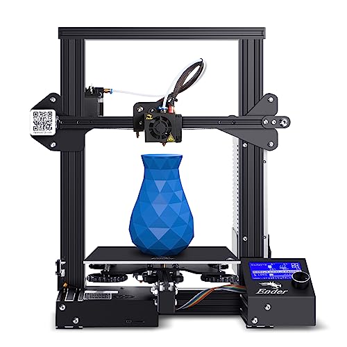 Creality Ender 3 3D Drucker, mit hochwertigem V-Profil FDM 3D Printer, Magnetischem, Selbstklebendem Plattformaufkleber, Netzteilschutzvorrichtung, Druckfortsetzung, 220 x 220 x 250 mm Druckgröße Creality Ender 3 3D Drucker, mit hochwertigem V-Profil FDM 3D Printer, Magnetischem, Selbstklebendem Plattformaufkleber, Netzteilschutzvorrichtung, Druckfortsetzung, 220 x 220 x 250 mm Druckgröße von Creality