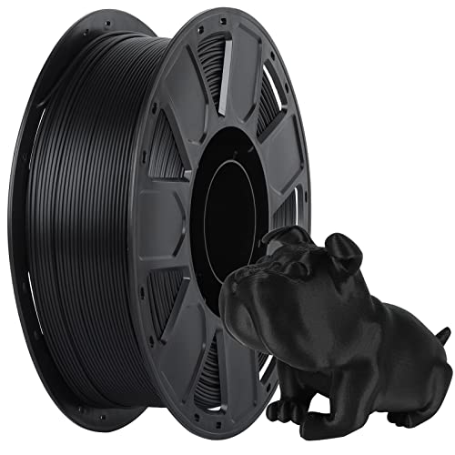 Creality Ender PLA Filament für 3D-Drucker, 1,75mm 3D Druck Filament, 1kg Spule, Ohne Verstopfung und Verformung, Maßgenauigkeit +/- 0,02mm, passend für die meisten FDM 3D Drucker, Schwarz von Creality