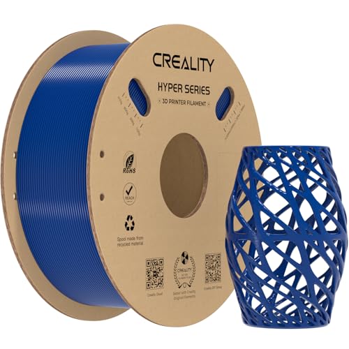 Creality Hyper PETG Filament 1,75mm (Blau), 2024 Neues 1kg 3D-Drucker Filament PETG Hochgeschwindigkeit, 3D-Druckmaterialien für die Meisten 3D-Drucker K1/ K1 MAX/ K1C (1kg/ Spule) Creality Hyper PETG Filament 1,75mm (Blau), 2024 Neues 1kg 3D-Drucker Filament PETG Hochgeschwindigkeit, 3D-Druckmaterialien für die Meisten 3D-Drucker K1/ K1 MAX/ K1C (1kg/ Spule) von Creality