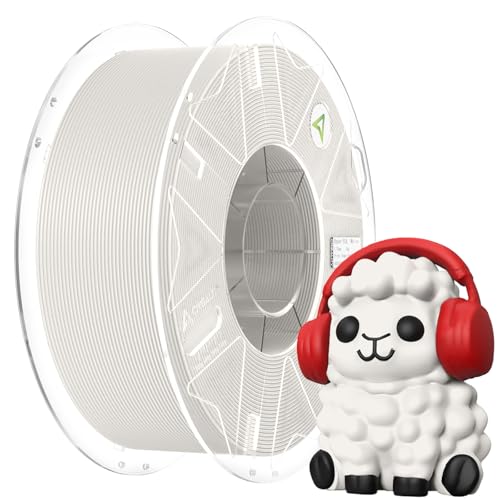 Creality Hyper PLA Filament 1,75 mm RFID PLA Weiß 1 kg, 30–600 mm/s Hochgeschwindigkeits-PLA-3D-Druckerfilament, passend für die meisten FDM-3D-Drucker, hervorragend für mehrfarbigen 3D-Druck von Creality