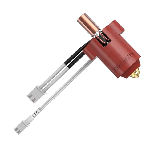 Creality Offiziell Ender-3 V3 KE Hotend Kit, keramischer Heizblock Kit 300°C 60W schnelle Heizung Hohe Wärmeleitfähigkeit Keramik mit Bi-Metall Kupfer+Titan Legierung Kehlrohr und Messing Düse von Creality